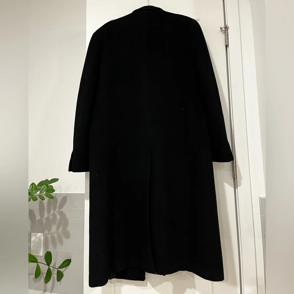 Wool Cashmere Coat in Black by J.G. Hook - Picture 9 of 12